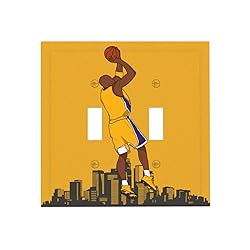 Xuejiaku Light Switch Cover Cartoon Basketball