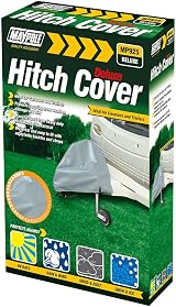 Maypole Deluxe Heavy Duty PVC Caravan Hitch Cover Grey view 2