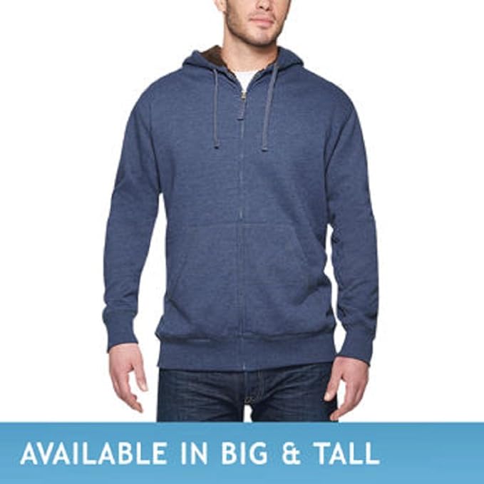 navy heather hoodie