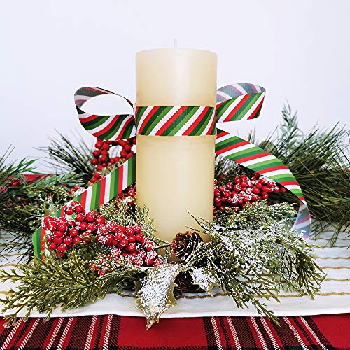 4 Christmas+Grosgrain+Metallic+Wrapping+Festival