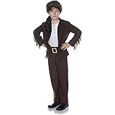 Children's Frontier Costume - Dark Brown, Small