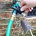 ZETOLL Garden Hose Splitter, Metal Body 2-Way Hose Splitter with 10 Rubber Hose Washers
