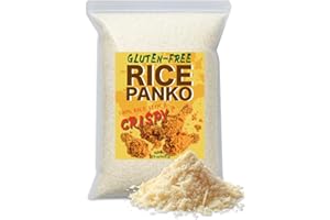 BAYU STORE Gluten Free Panko KATSU – Japanese Rice Breadcrumbs 100% Rice Flour Panko Bread Crumbs for Frying & Baking Delicious for a Perfect Crunch Tonkatsu Made in Japan 15.9 oz (450g)