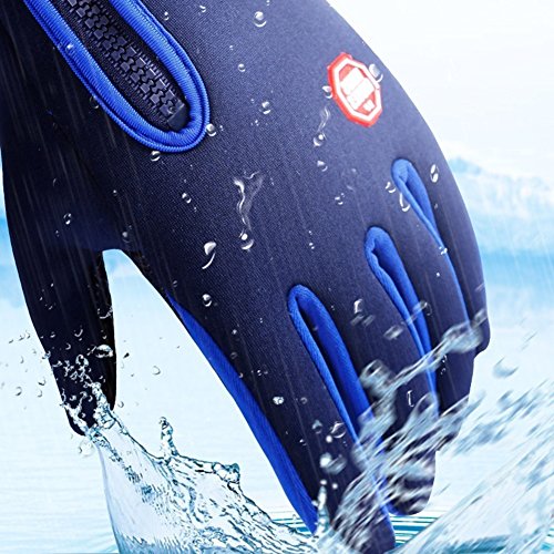 Shuohu Winter Windproof Cycling Gloves, Outdoor Sports Biking Fishing Skiing Screen Touch Gloves - 4 sizes - Thumbnail 6
