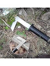 XDerlin Juego de herramientas de jardín, 12 piezas de regalos de jardinería de acero inoxidable, juego de herramientas de jardín con estuche de almacenamiento con palas de jardín, rastrillo, pala, trompeta, spray y más regalos para hombres y mujeres