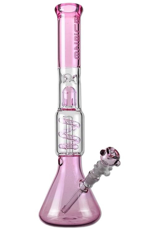 Blaze 420QUEENZ Perkolatorbong Ice Glas Bong Wasserpeife Shisha 48 cm