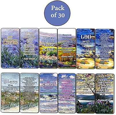 Christian Bookmarks Cards In Christ Alone 30 Pack Gift Ideas