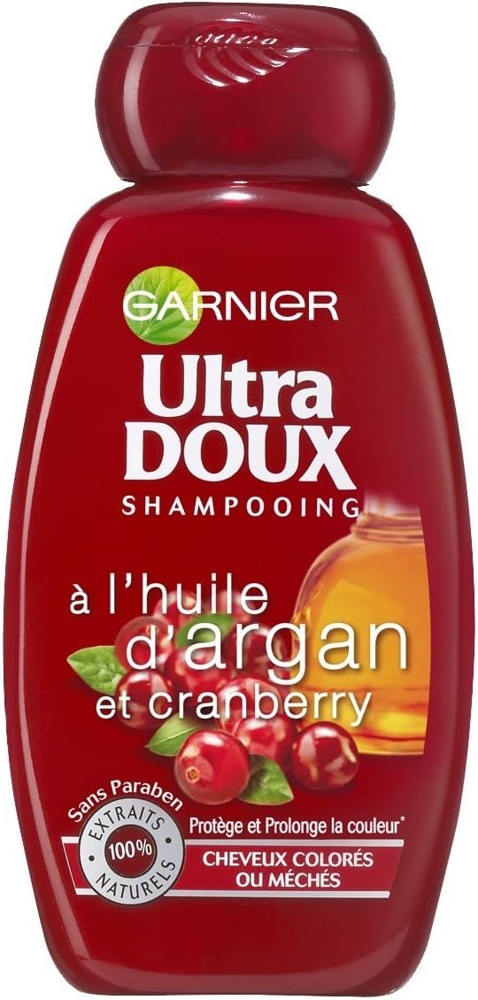 Garnier - Ultra-Soft Shampoo with Argan Oil and Cranberry for Coloured Hair - 400 ml, 400 ml (Pack of 1) - Image 3