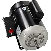 raseparter 1725RPM 1 HP Electric Motor Farm Duty Single Phase Motor 115V/230V 13.6/6.8A 56 Frame CW/CCW