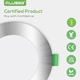 ALUSSO 5W Recessed LED Downlights 6 Pack Dimmable 3000K-6500K IP44 Ultra Slim view 8