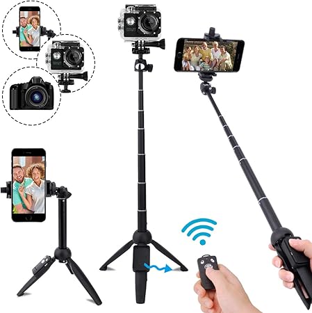 Lexy Selfie Stick Bluetooth 101 6 Cm Ausziehbares Amazon De Elektronik