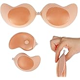 Nimiah Double Sided Adhesive Bra Push up Super Strong Sticky Bra Invisible for Strapless Backless Dress Top