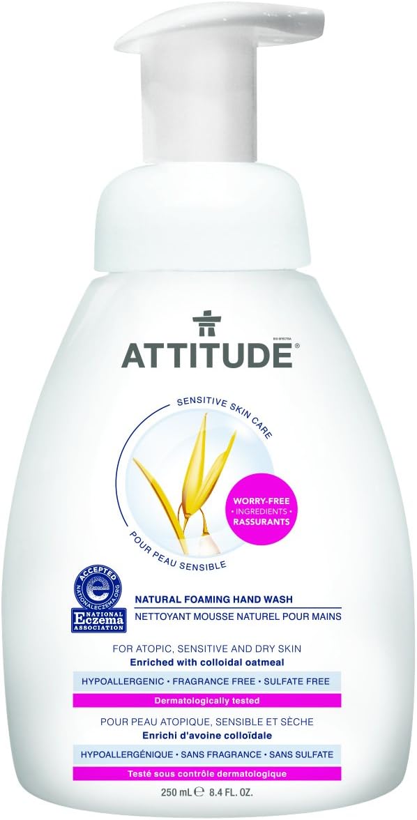 Attititude Sensitive Natural Foaming Hand Soap