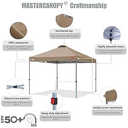 MASTERCANOPY Durable Pop-up Canopy Tent with Roller