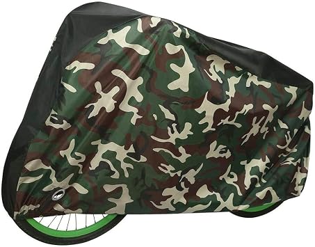KKmoon Protetor de bicicleta interno impermeável ao ar livre para bicicleta com orifício de bloqueio (prata)