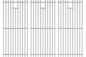 DPZM Stainless Steel Cooking Grates for Charbroil Commercial Infrared 463355220 463242516 463242515 466242615 463243016, for 463346017 466242616 463367016 463246018, G466-0025-W1A Replacement Parts