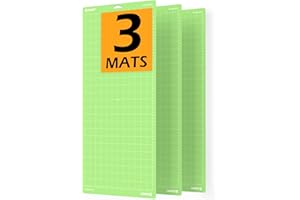 Xinart StandardGrip Cutting Mat for Cricut Maker 3/Maker/Explore 3/Air 2/Air/One(12x24 Inch, 3 Mats) Standard Adhesive Sticky