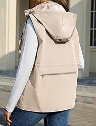 PESION Womens Utility Vest Lightweight Windproof