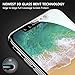 Eakase iPhone X Screen Protector, 2 Pack Tempered Glass with Soft Frame 3D Full Coverage Anti-Scratch HD Clear Screen Protector Film for Apple iPhone 10 5.8'' - Black