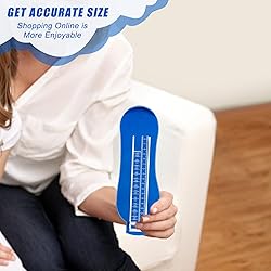 Weewooday 2 Pcs Shoes Measuring Sizer Foot