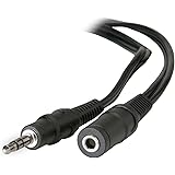 3.5mm Stereo Headphone Extension 15 feet Straight