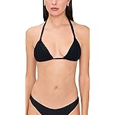 PQ Swim Women's Isla Triangle Halter Bikini Top