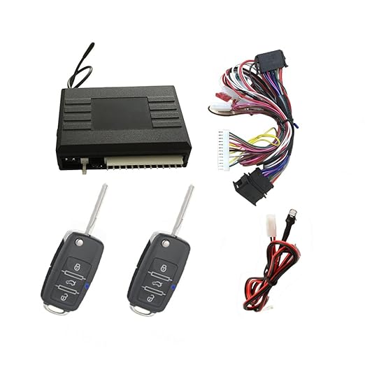 title=Serratura elettrica con chiave a scomparsa e telecomando senza fili per chiusura