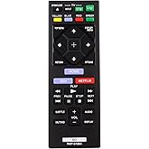 RMT-B126A Replacement Remote Control fit for Sony Blu-Ray BD Player | BDP-BX120 BDP-BX320 BDP-BX520 BDP-BX620 BDP-S1200 BDP-S2200 BDP-S3200 BDP-S5200 BDP-S5200/D BDP-S6200 BDP-S2100