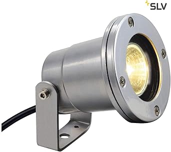 Slv Led Strahler Nautilus Aussenlampe Fur Die Beleuchtung Von Garten Terrasse Pflanzen Wegen Teich Aussen Leuchte Aussen Strahler Ip67 Gx5 3 3 M Kabel Mit Offenem Ende Aluminium Glas Amazon De Beleuchtung