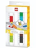 Lego Stationery Buildable Ruler with Minifigure