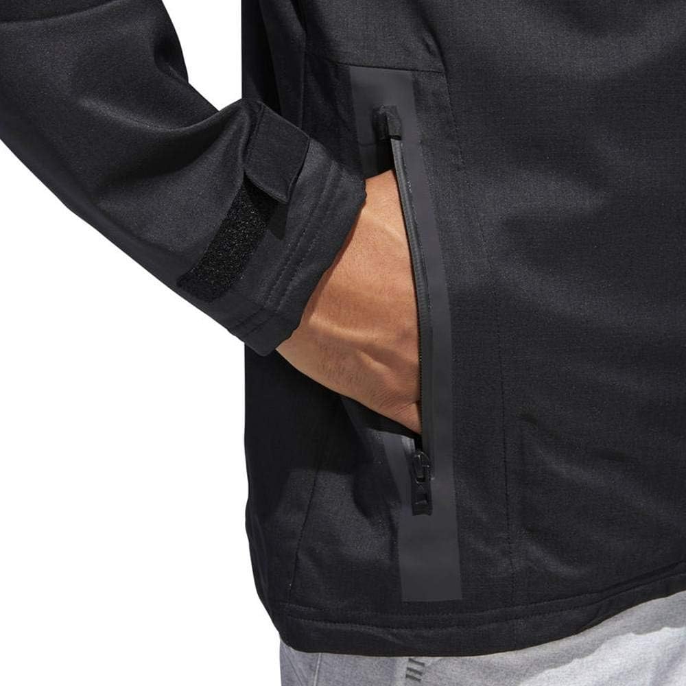 adidas mens golf climaproof heathered rain jacket