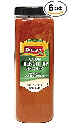 Amazon Com Durkee Cajun French Fry Seasoning 29 Oz Container 6 Per Case Grocery Gourmet Food