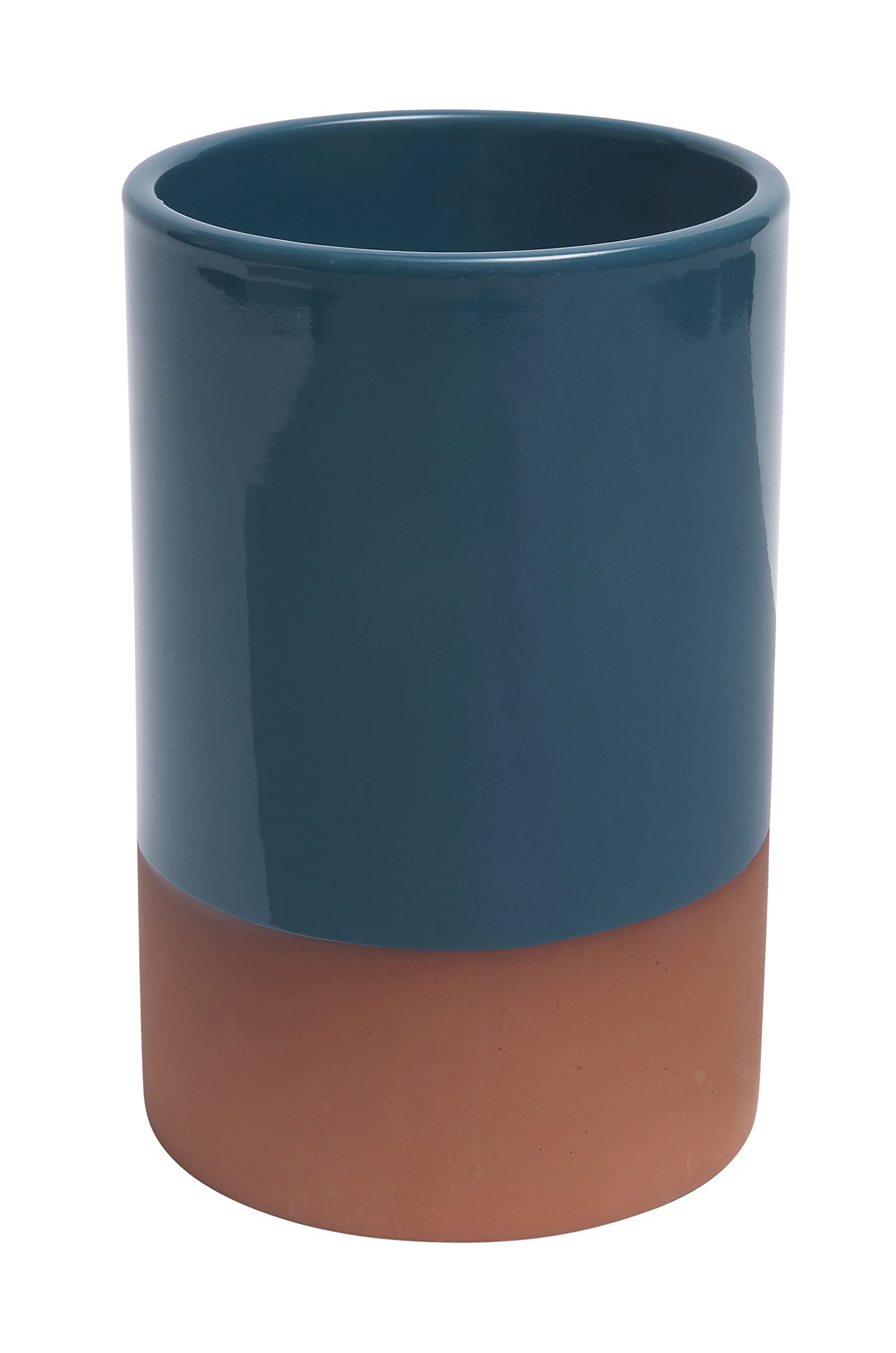 Dexam Sintra Glazed Terracotta Wine Cooler - Ink Blue