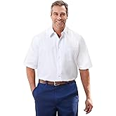 KingSize Men's Big & Tall Tall Wrinkle-Free Short-Sleeve Dress Shirt