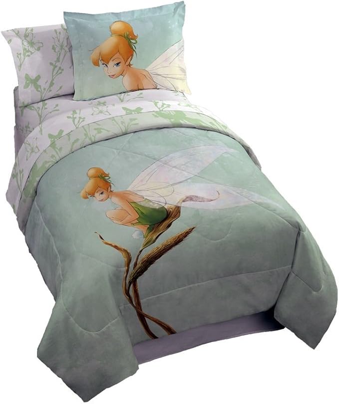 Disney Tinkerbell Tink Watercolor Full Size Bedding Set