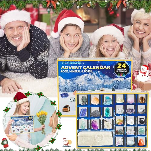 Advent Calendar 2023, Rock Collection Advent Calendar, Advent Calendars for Kids with 24