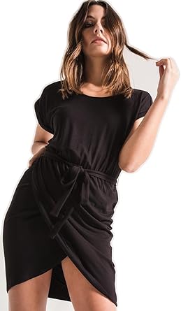 black wrap dress amazon