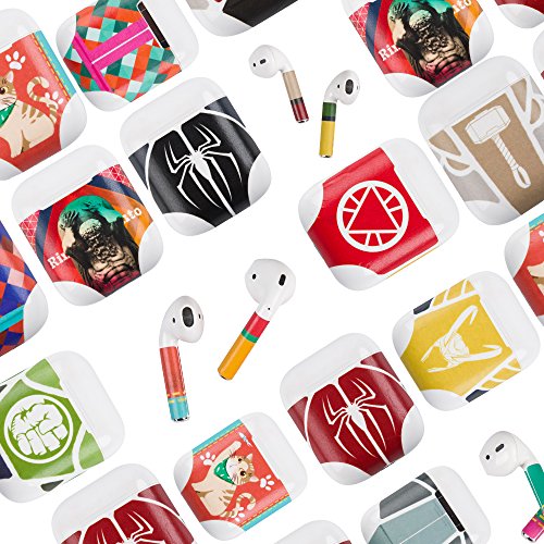 Airpods Skin(12 Sets) Protective Airpods Decal Airpods wrap Stylish to Customize & Protect Your Apple AirPods (Mutiple)