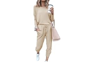 ETCYY NEW Lounge Sets for Women Sweatsuits Sets Two Piece Outfit Long Sleeve Pant Workout Athletic Tracksuits