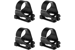 LNJBABAO 4 Pack Snorkel Clip Universal Plastic 25mm Snorkel Holder Snorkel Retainer Air Tube Keeper for Scuba Diving Snorkeling Equipment