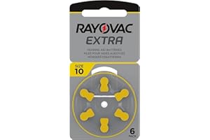 Rayovac Extra Advanced Size 10 Hearing Aid Battery (Pack 60 PCS)