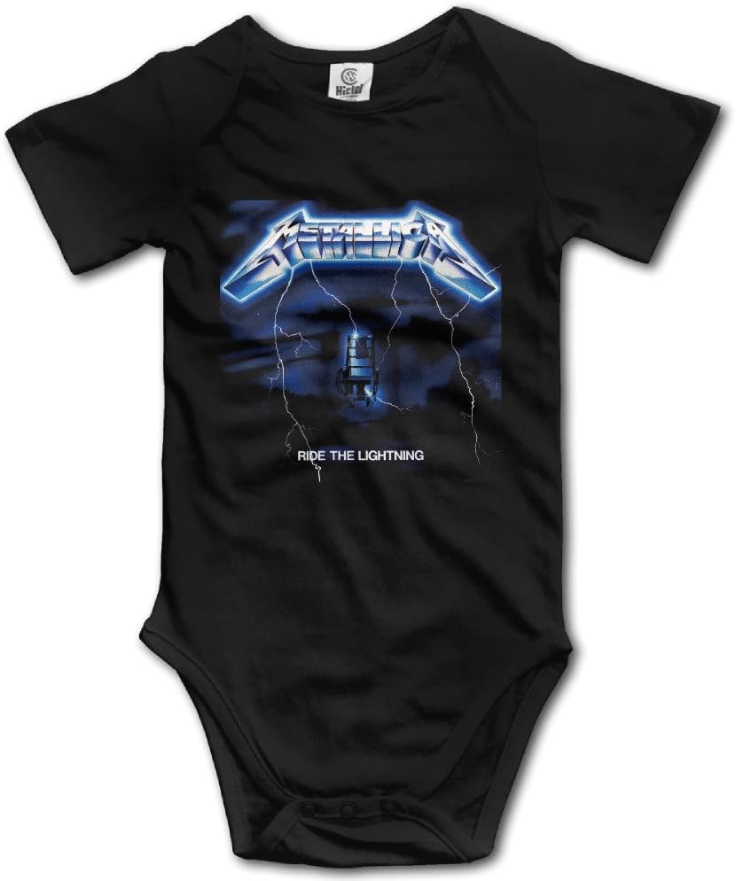 Vogt Metallica Ride The Lightning Album Unisex Baby Onesies
