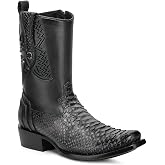 Cuadra Urban Boot in Genuine Python Leather for Men
