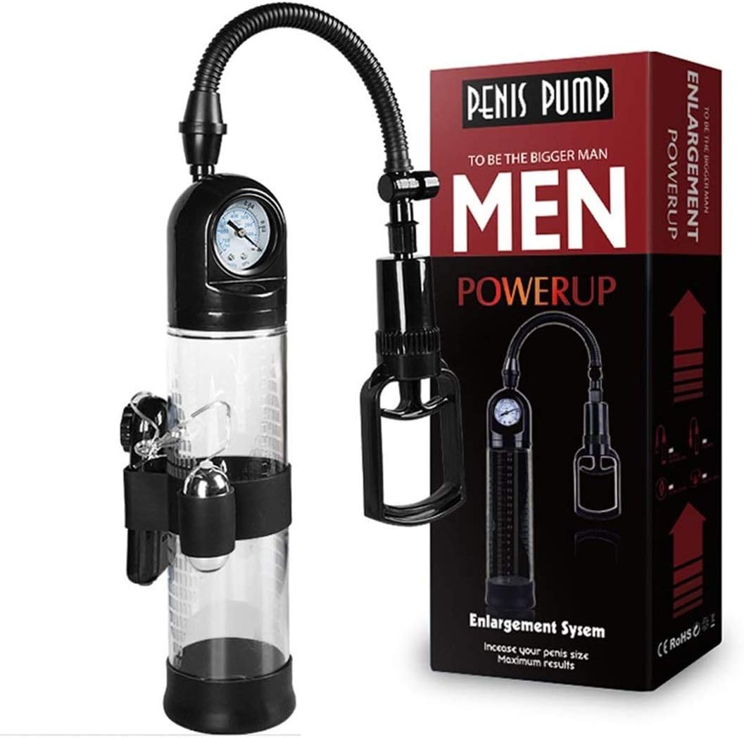 Tijtr- 12inch Tshirt Realistic Automatic Male Vǎcùùm Pùmp Enlǎrgèr Beginner Air Pressure Enlǎrgèment Slèèvè Growth Enhǎncèr Pùmp with Watch