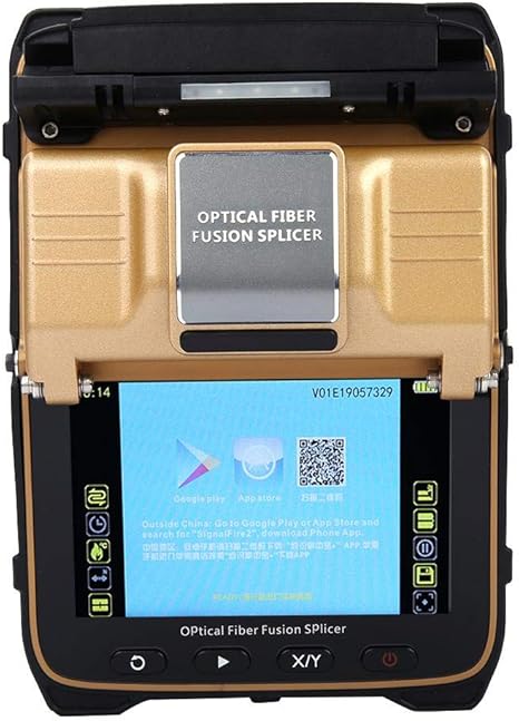Empalmador de fusión de fibra óptica