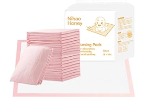 Nihao Honey Disposable Changing Pad for Baby, 20 Pack Portable Diaper Changing Pad Liner Baby Changing Pad Waterproof Underpa