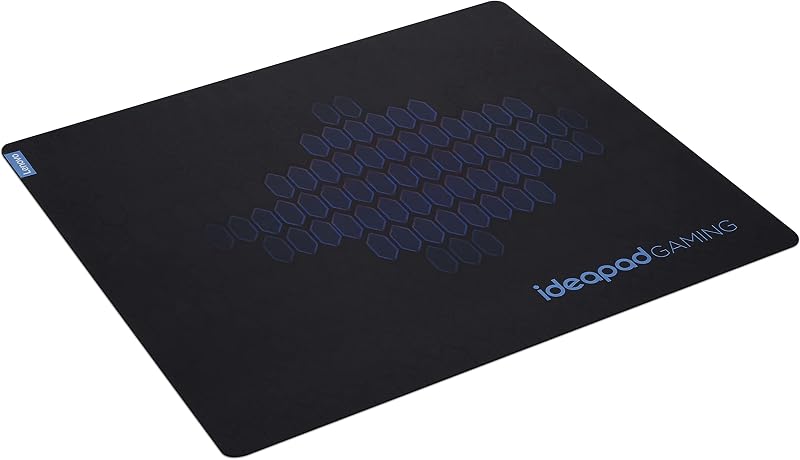 IdeaPad Gaming Mouse Pad L para rato, tecido, superfície macia, resistente à água, base de borracha antiderrapante, leve, lavável, com 2 mm de espessura, cor azul escura