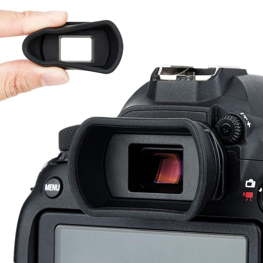 KIWIFOTOS Eyecup Eyepiece for Canon EOS 800D 90D 80D 77D 6D Mark II 6D 5D Mark II 5D 70D 60D 60Da 760D 750D 700D 650D 550D 500D 100D 1500D 1300D 1200D 1100D 1000D 3000D Replaces Canon EB EF Eye Cup