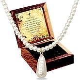 Christian Gifts For Women - LORD Engraved Necklace With Trust In the Lord's Proverbs 3:5-6 Quote In Wooden Box Gradution Day Gift For Her, Unique, Confirmation, Baptism, Pastor Gifts For Mother, Wife, Woman
