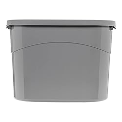 Amazon Basics Large Cat Litter Box with High